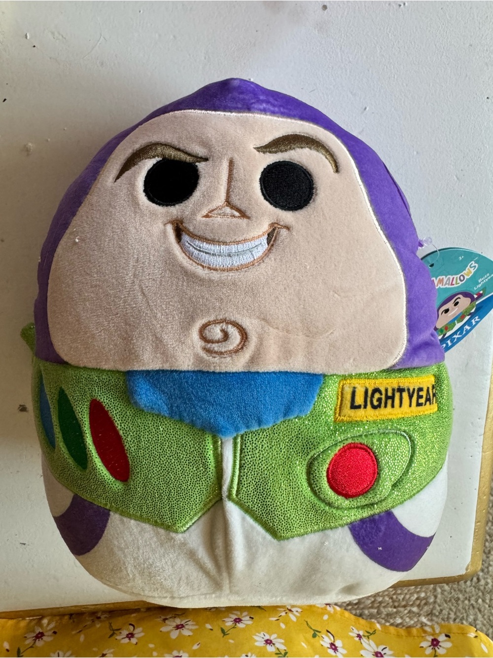 Disney Buzz Lightyear Plush - Purple, Green & White